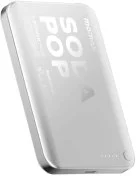 Батарея універсальна Momax 1-Power Pass 5000mAh 20W / Qi 15W Silver (IP165S)