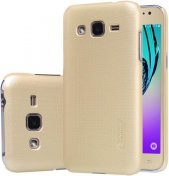 Чохол Nillkin для Samsung J2/J200 - Super Frosted Shield золотий