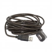 Кабель USB Gembird AM / AF 10 м чорний