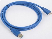 Кабель USB Ultra AM / Micro USB 1.5 м синій