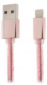 Кабель USB JoyRoom Color Bling S-M331L AM / Lightning 1.2 м рожеве золото