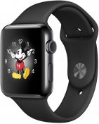 Смарт годинник Apple Watch A1758 Series 2 42mm Space Black Stainless Steel Case with Space Black Sport Band (MP4A2FS/A)