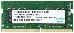 Оперативна пам’ять Apacer DDR4 1x4GB ES.04G2T.KFH