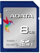 Карта пам'яті A-Data SDHC 8GB ASDH8GUICL10-R