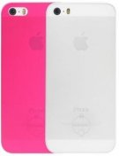 Чохол OZAKI for iPhone SE/5S/5 - Ocoat 0.3 Jelly Clear/Pink  (OC534CP)