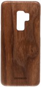Чохол Showkoo for Samsung S9 Plus - Wooden Case Black Walnut / Light Brown
