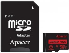 Карта пам'яті Apacer Micro SDXC 128GB AP128GMCSX10U5-R