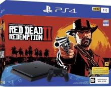 Ігрова приставка Sony PlayStation 4 Slim 1TB Black (Red Dead Redemption 2)