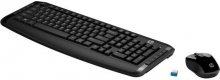 Комплект клавіатура+миша Hewlett-Packard Wireless Keyboard and Mouse 300 Black (3ML04AA)