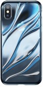Чохол Baseus for iPhone X Water Modelling Transparent Blue  (WIAPIPHX-SH03)