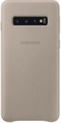Чохол Samsung for Galaxy S10 G973 - Leather Cover Gray  (EF-VG973LJEGRU)