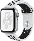 Смарт годинник Apple Watch Nike+ Series 4 GPS, 40mm Space Grey Aluminium Case with Pure Platinum/Black Nike Sport Band (MU6H2)