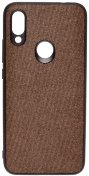 Чохол Milkin for Xiaomi Redmi 7 - Creative Fabric Phone Case Brown