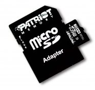 Карта пам'яті Patriot Micro SDHC + dapter 16Gb (PSF16GMCSDHC10)  