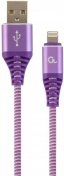 Кабель Cablexpert premium AM / Lightning 2m Purple (CC-USB2B-AMLM-2M-PW)