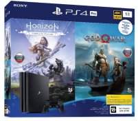 грова приставка PlayStation 4 Pro 1TB Black (God of War & Horizon Zero Dawn CE)