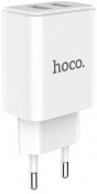 Зарядний пристрій Hoco C62A Victoria with Micro USB Cable White (C62A White (M))