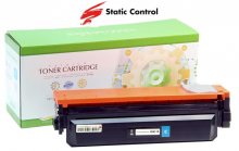 Совместимый картридж Static Control HP CLJP CF411X (410X) Cyan (002-01-SF411X)