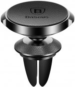 Кріплення для мобільного телефону Baseus Small Ears Series Magnetic Suction Bracket Air Outlet Type Black (SUER-A01)