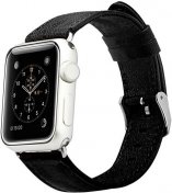 Ремінець JISON for Apple Watch 41/40/38mm - Leather Loop Band Black