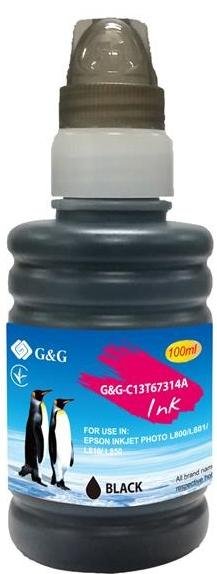 Чорнило G&G for Epson L800 Black (G&G-C13T67314A)