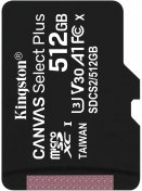 Карта пам'яті Kingston Canvas Select Plus Micro SDXC 512GB (SDCS2/512GBSP)
