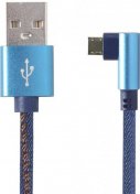 Кабель Cablexpert AM / Micro USB 1m Blue (CC-USB2J-AMmBML-1M-BL)