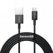 Кабель Baseus Superior Series Fast Charging 2A AM / Micro USB 2m Black (CAMYS-A01)