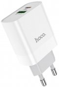 Зарядний пристрій Hoco C80A Rapido PD20W QC3.0 with Type-C cable White (C80A + Type-C White)