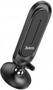 Кріплення для мобільного телефону Hoco CA78 Karly center console magnetic car holder Black (CA78 Black)