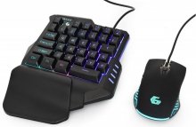 Клавіатура Gembird GGS-IVAR-TWIN USB Black