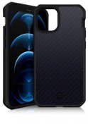 Чохол iTSkins for iPhone 12/12 Pro - Hybrid Carbon Blue  (AP3P-HYBFS-BCBU)