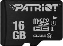 Карта пам'яті Patriot LX Micro SDHC 16GB with adapter (PSF16GMDC10)