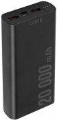 Батарея універсальна Forever Core Power Bank SPF-02 PD/QC 20000mAh Black
