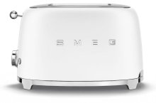 Тостер Smeg Retro Style Matte White (TSF01WHMEU)