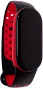 Ремінець Climber for Xiaomi Mi Band 7 - Silicone Two-color Black red