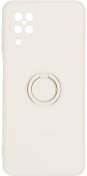 Чохол Mobiking for  Samsung A125 A12 / M127 M12 -  Gelius Ring Holder Case Ivory White  (88582)