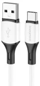 Кабель BOROFONE BX79 3A AM / Type-C 1m White (BX79CW)