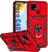 Чохол BeCover for Poco C40 - Military Red  (708205)