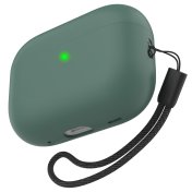 Чохол for AirPods Pro 2 - Silicon Case Two Parts Midnight Green