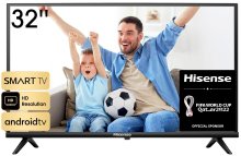 Телевізор LED Hisense 32A4HA (Android TV, Wi-Fi, 1366x768)