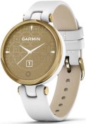  Смарт годинник Garmin Lily Light Gold Bezel with White Case and Italian Leather Band (010-02384-B3)