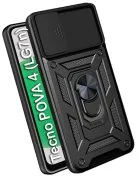 Чохол BeCover for Tecno Pova 4 LG7n - Military Black (709154)