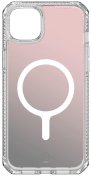Чохол iTSkins for iPhone 15 HYBRID R Iridescent with MagSafe pink  (AP5N-HMAUM-IRPK)