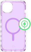 Чохол iTSkins for iPhone 15 Supreme R Clear with MagSafe Light purple and light purple  (AP5N-MGCLR-LPPR)