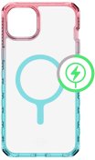Чохол iTSkins for iPhone 15 Supreme R Prism with MagSafe Light pink and light blue  (AP5N-SUPMA-LPLB)