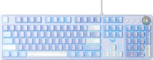 Клавіатура Aula F2088 Pro White/Violet (6948391234915)