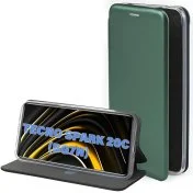 Чохол BeCover for Tecno Spark 20C BG7n - Exclusive Dark Green (711249)