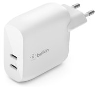 Зарядний пристрій Belkin BoostCharge 40W White  (WCB006VFWH)