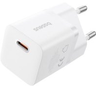 Зарядний пристрій Baseus GaN5 Fast Charger mini 1C 25W Moon White  (P10110909213-00)